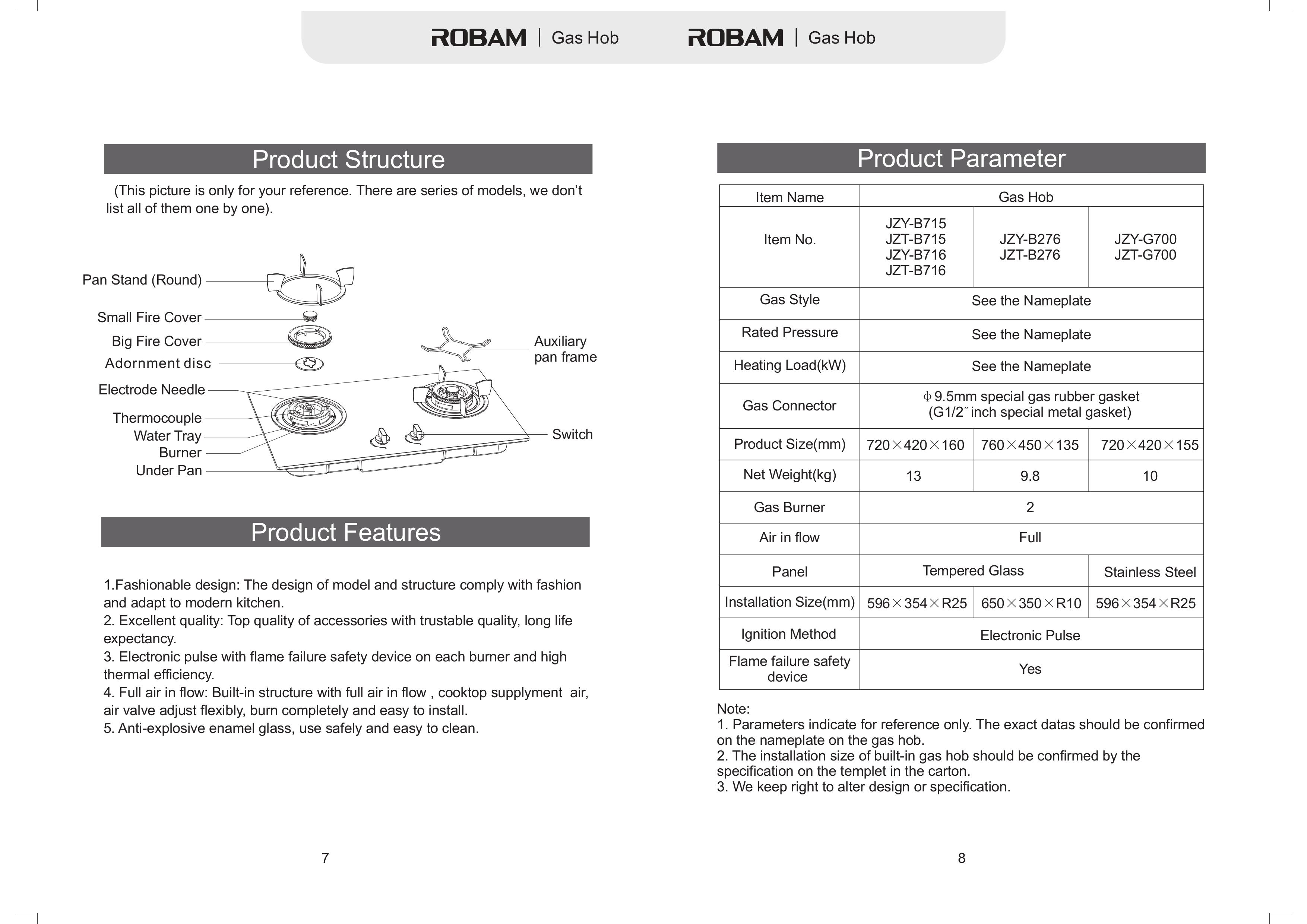 Gas Burner High Flame | ROBAM Malaysia